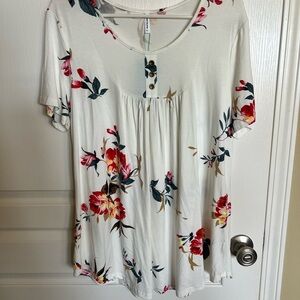 Floral Print Women's Top
